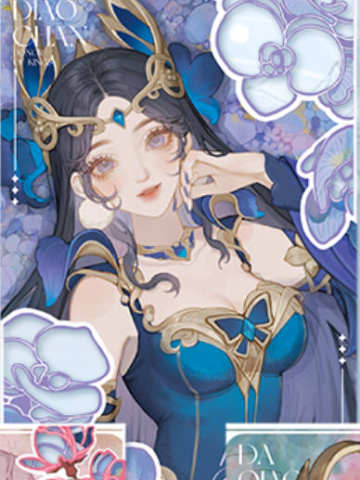 貂蝉如画款明信片-遇意王者飞花令福袋灵秀篇