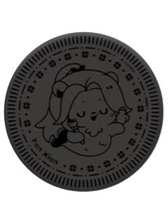 范闲(鱼尾狮点心系列奥利奥款)-阅文好料新加坡巡游系列徽章盲抽