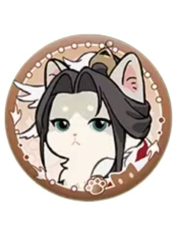张昭-神奇绒绒在广陵系列 猫绒绒名册徽章