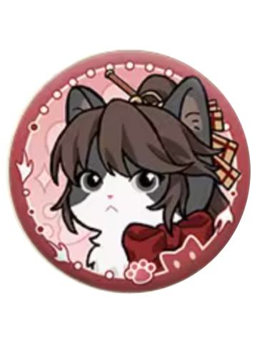 阿蝉-神奇绒绒在广陵系列 猫绒绒名册徽章