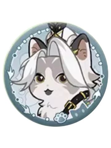 徐庶-神奇绒绒在广陵系列 猫绒绒名册徽章