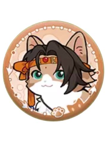 朱然-神奇绒绒在广陵系列 猫绒绒名册徽章