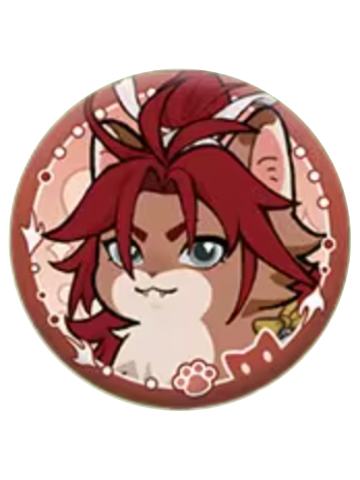 张鲁-神奇绒绒在广陵系列 猫绒绒名册徽章