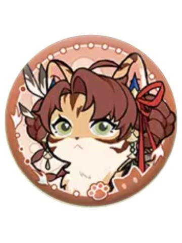 孙尚香-神奇绒绒在广陵系列 猫绒绒名册徽章