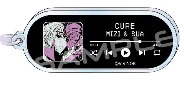 MIZI&SUA-音乐播放器风亚克力钥匙扣