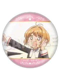 木之本樱3-25周年中国限定花纹彩边场面写闪吧唧徽章