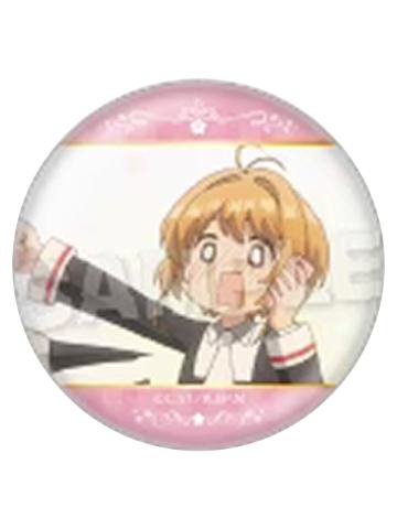 木之本樱3-25周年中国限定花纹彩边场面写闪吧唧徽章