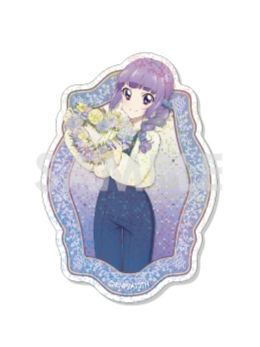 冰上堇-捧花闪透明贴纸