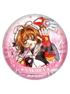 木之本樱6-25周年中国限定粉色主题闪吧唧徽章