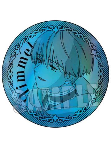 辛美尔a-TV绘单色闪吧唧徽章