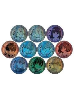 TV绘单色闪吧唧徽章