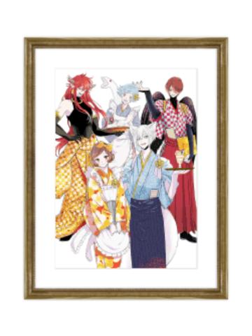 多人1-20周年铃木原画展cafe复制原画