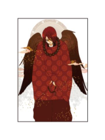 鞍马-20周年铃木原画展cafe明信片
