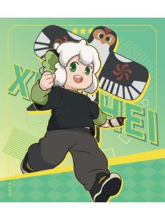 罗小黑(亚克力色纸)-师徒系列周边