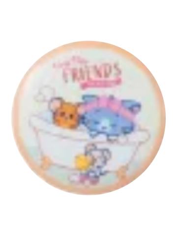 多人E-名创优品联名欢闹时光系列徽章