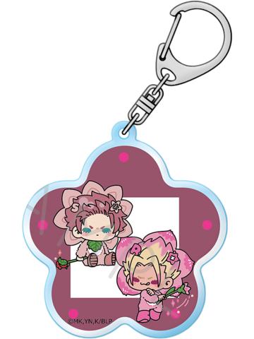 糸师冴&士道龙圣-花卉系列Q版亚克力钥匙扣