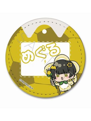 蜂乐回-花卉系列Q版圆形皮徽章