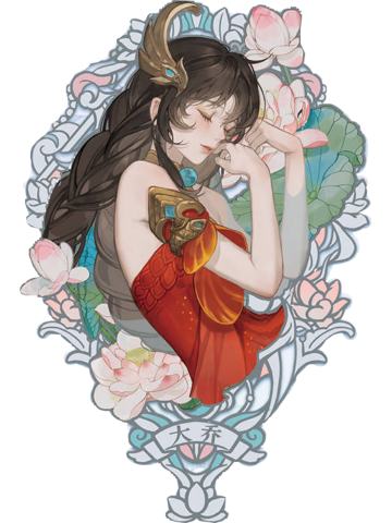 大乔如画款金属书签-遇意王者飞花令福袋灵秀篇