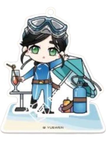 陈朵-去海边系列亚克力立牌
