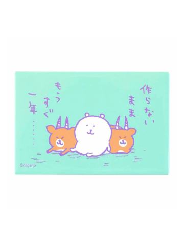 自嘲熊&羚羊-有趣日常方形磁铁