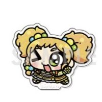 二阶堂柚子-星代Anya插画闪亮透明贴纸