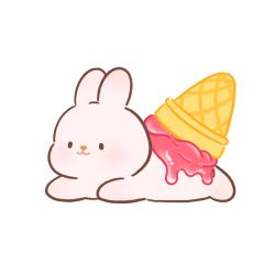 甜筒成兔