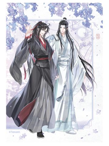 蓝忘机&魏无羡(色纸)-陵游花梦系列周边