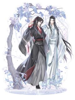 蓝忘机&魏无羡(亚克力立牌)-陵游花梦系列周边