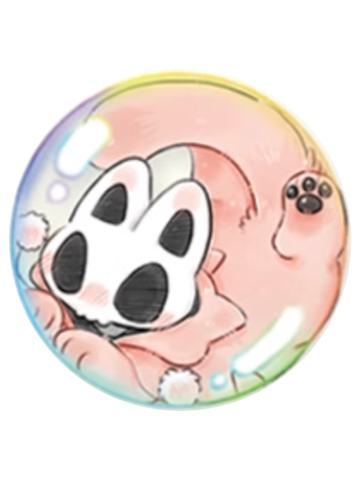 小髅-吹泡泡系列滴胶贴纸