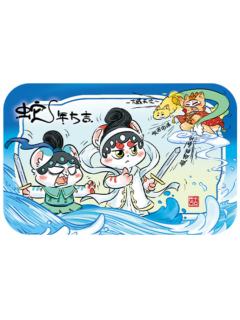 哥哥&皮皮(水漫金山款)-白蛇传说系列马口铁徽章