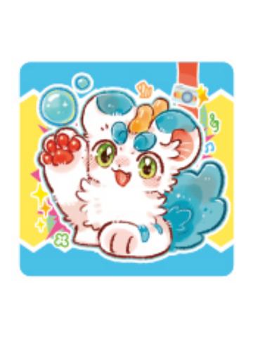 皮皮-彩云山特别版马口铁徽章
