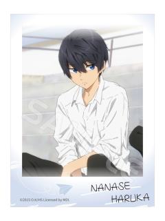 七濑遥-星河动漫白衬衫系列拍立得