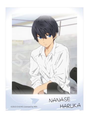 七濑遥-星河动漫白衬衫系列拍立得