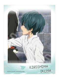 桐岛郁弥-星河动漫白衬衫系列拍立得