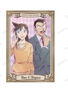 毛利兰&毛利小五郎-Ani-Art水彩第9弹明信片套组