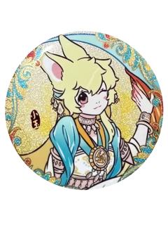 小玉-瑞兽呈祥系列马口铁圆徽章