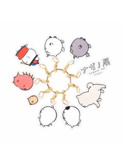 自嘲熊-nagano展9连钥匙扣