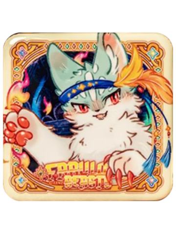 猫猫泪-勇者大冒险方形徽章