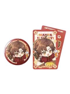 季少一-MANTA&LINE FRIENDS联名系列徽章小卡套组