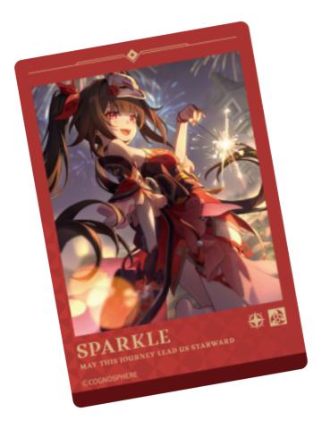花火-寿司郎联动烫金卡
