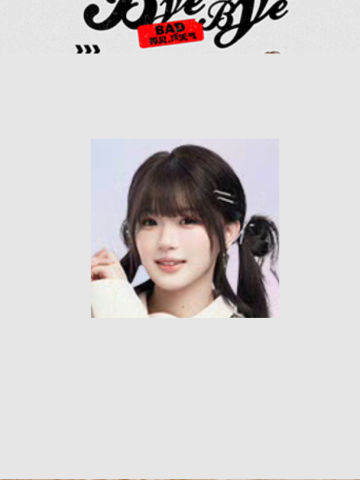 谢珊珊 Bye Bad Bye主题小卡