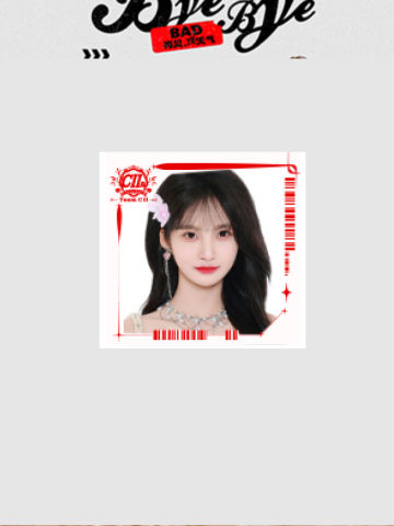 许雅兰 Bye Bad Bye主题小卡ver.B