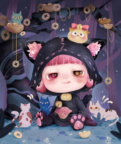 4代-发财喵（异色）