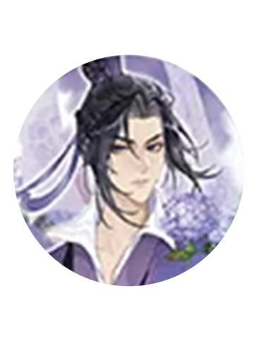 江澄(正比)-花韵染系列迷你吧唧