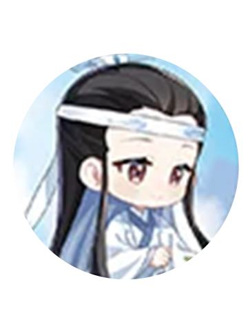 蓝曦臣(Q版)-花韵染系列迷你吧唧