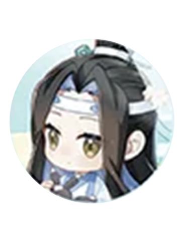 蓝忘机1(Q版)-花韵染系列迷你吧唧