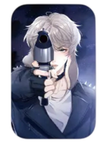 言逸B-镭射双闪长条徽章