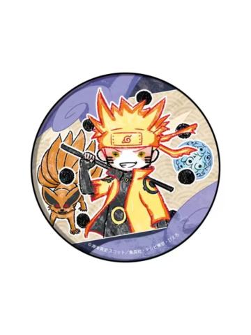 漩涡鸣人&九尾-Q版豆豆眼涂鸦吧唧04
