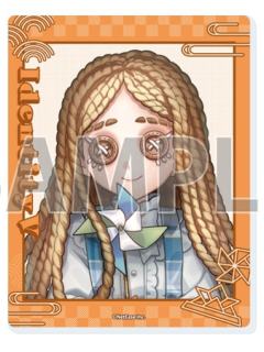 小女孩-鲤鱼旗塔店CAFE系列亚克力卡