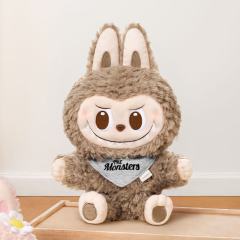 LABUBU手偶公仔-米色